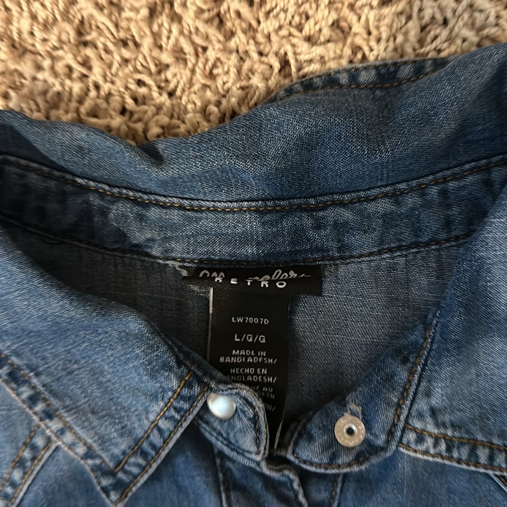 Wrangler Retro pearl snap Long Sleeve Shirt - Picture 4 of 6